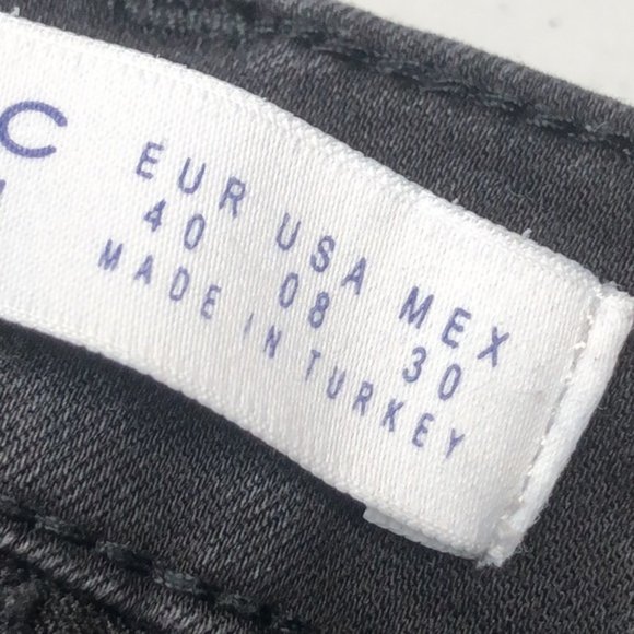 BLACK TACTICAL LOOK SKINNY JEANS 8/29x28 ⭐ - Picture 8 of 10